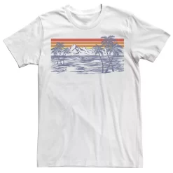 Men's Sonoma Goods For Life® Mountain Sunrise Beach Line Art Tee