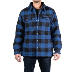 Men's Sonoma Goods For LifeĀ® Flannel Sherpa-Lined Shirt Jacket