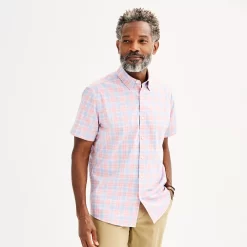 Men's Sonoma Goods For Life® Short Sleeve Performance Button-Down Shirt