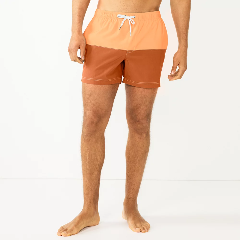 Men's Sonoma Goods For Life® 5" Full Elastic-Waistband Swim Trunks 1 Men's Sonoma Goods For Life® 5" Full Elastic-Waistband Swim Trunks