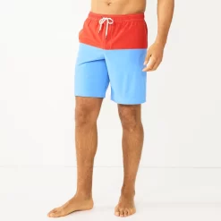 Men's Sonoma Goods For Life® 9" Full Elastic-Waistband Swim Trunks