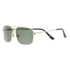 Men's Sonoma Goods For Life® 59mm Gold Tone Square Aviator Sunglasses